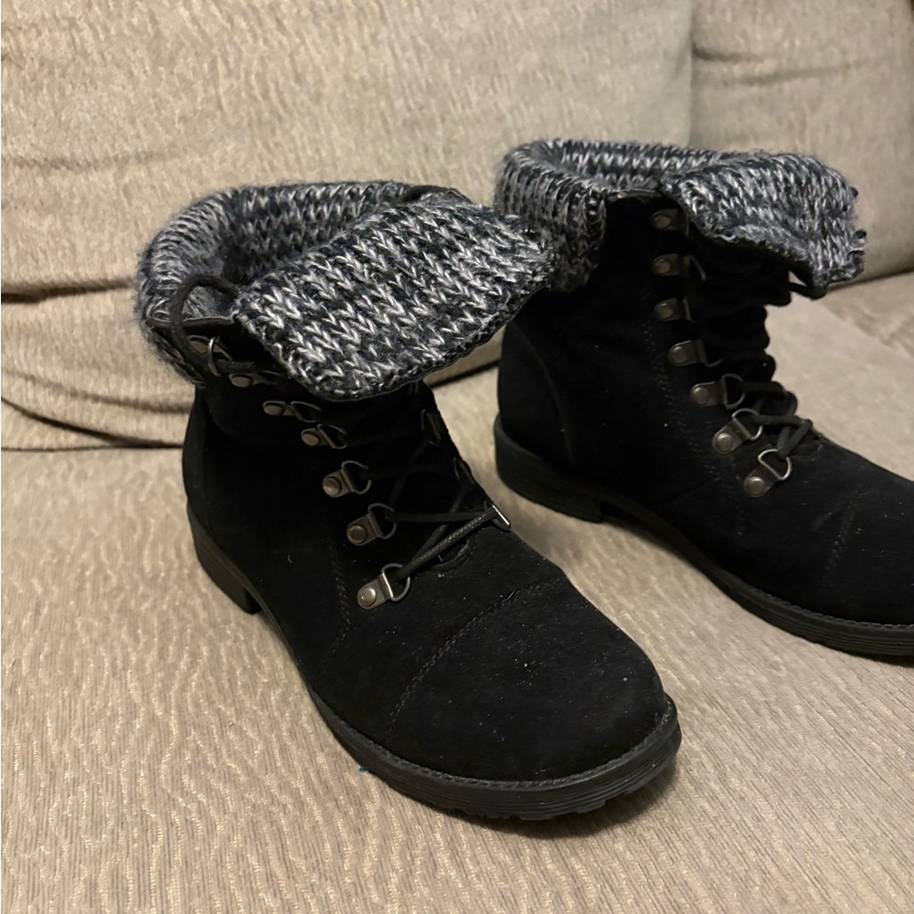 Streetwear Society Black Ankle Boots